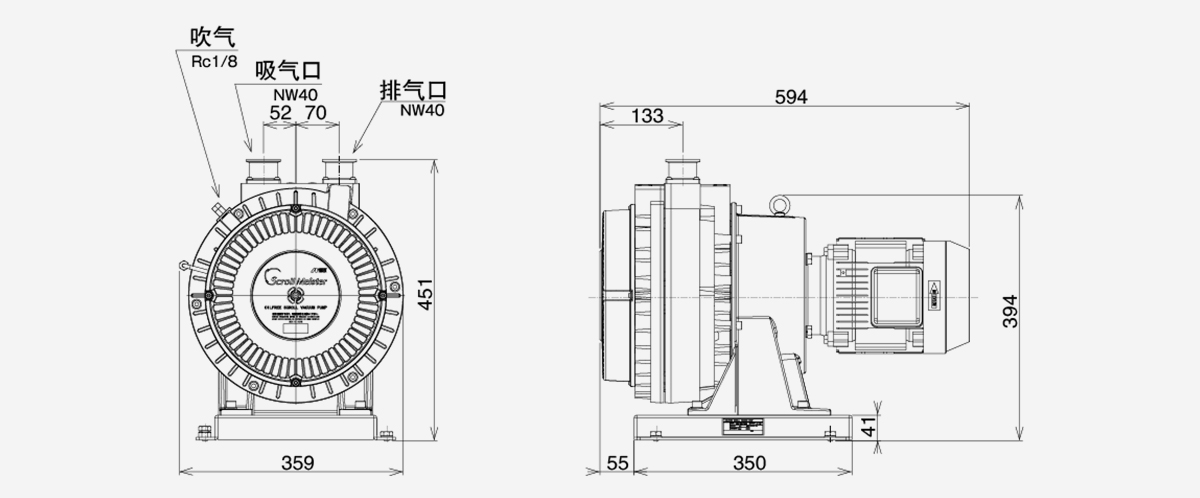 ISPC-1000無(wú)油渦旋式真空泵優(yōu)勢